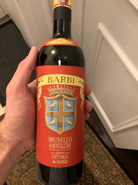 1999 Fattoria dei Barbi Brunello di Montalcino Riserva - CellarTracker