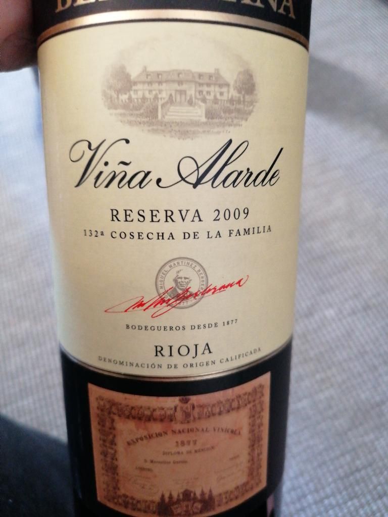 2009 Berberana Rioja Reserva Viña Alarde, Spain, La Rioja, Rioja