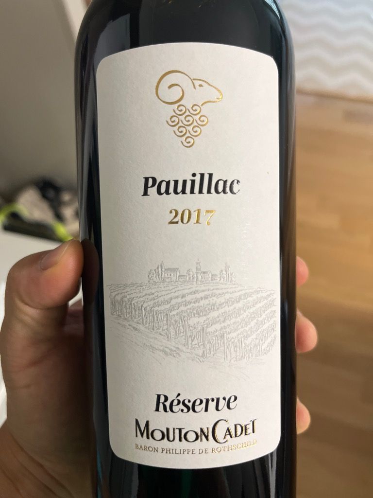 2018 Mouton Cadet Pauillac Reserve - CellarTracker