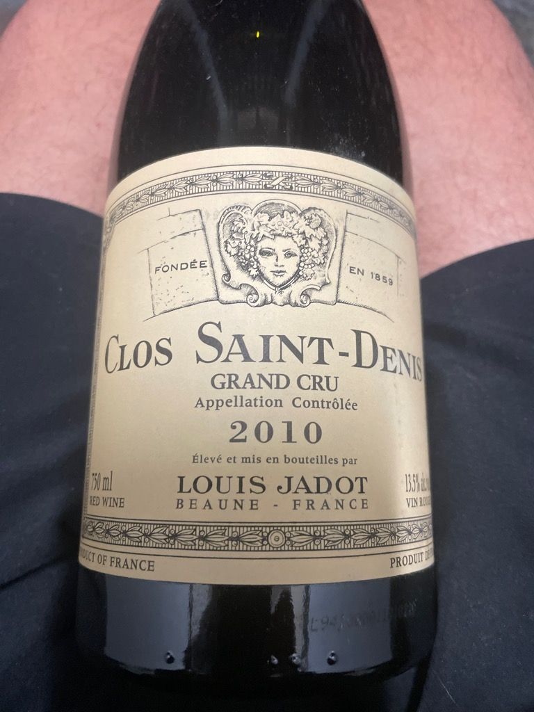 2010 Louis Jadot Clos Saint-Denis - CellarTracker