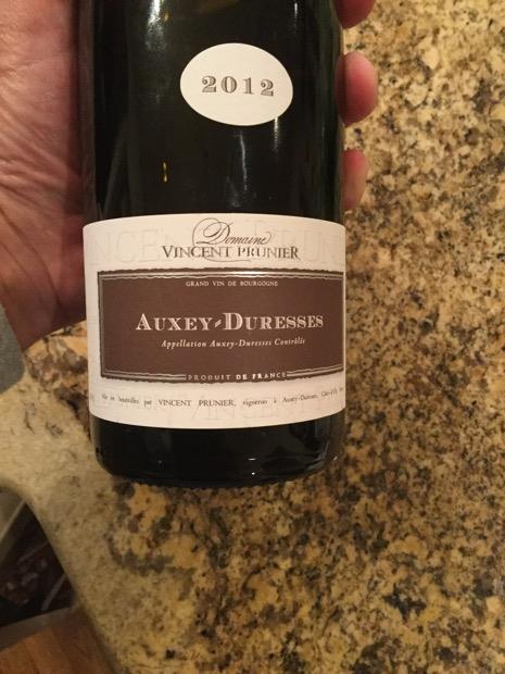 2000 Vincent Prunier Auxey-Duresses Blanc - CellarTracker