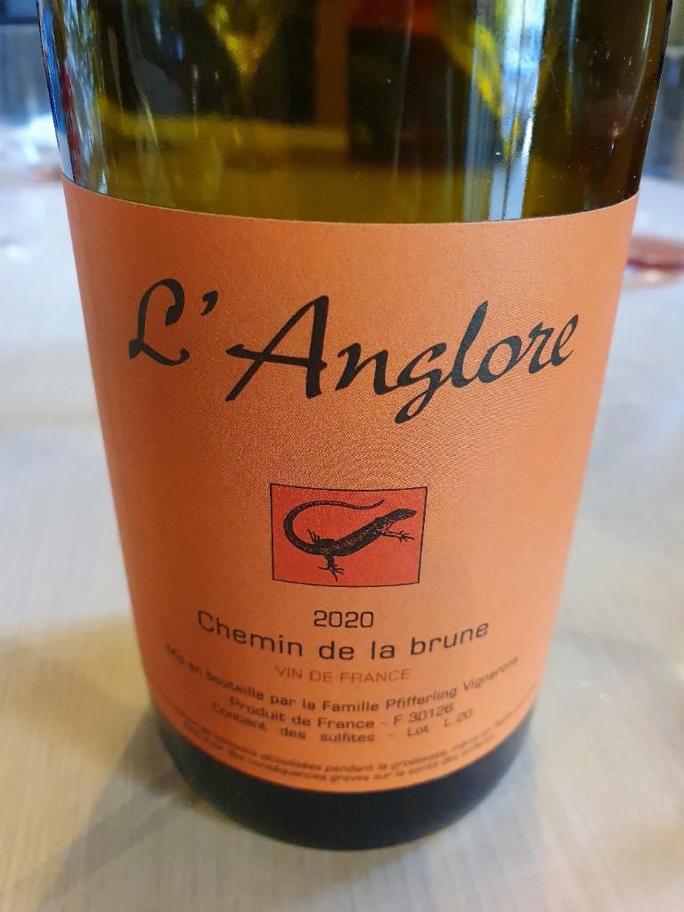 ワイン L'Anglore Chemin de la brune 2020 Vin de France Chemin de la Brune 2020 - L'Anglore