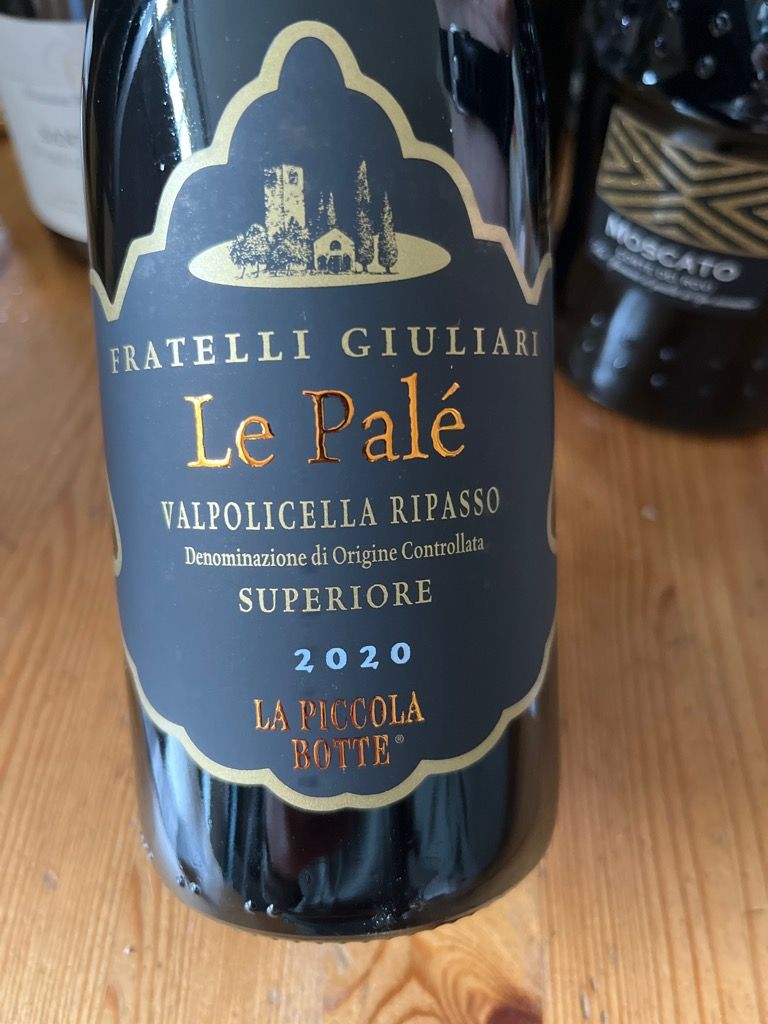 2020 Fratelli Giuliari Ripasso Della Valpolicella Superiore Le Palé F ...