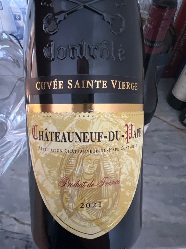 2021 Cellier des Princes ChâteauneufduPape Cuvée Sainte Vierge