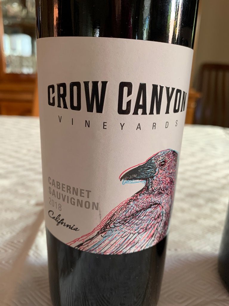 2020 Crow Canyon Cabernet Sauvignon, USA, California - CellarTracker