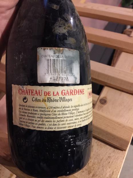 2022 Château de la Gardine Côtes du Rhône Villages - CellarTracker
