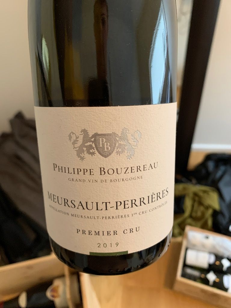 2022 Philippe Bouzereau Meursault 1er Cru Les Perrières