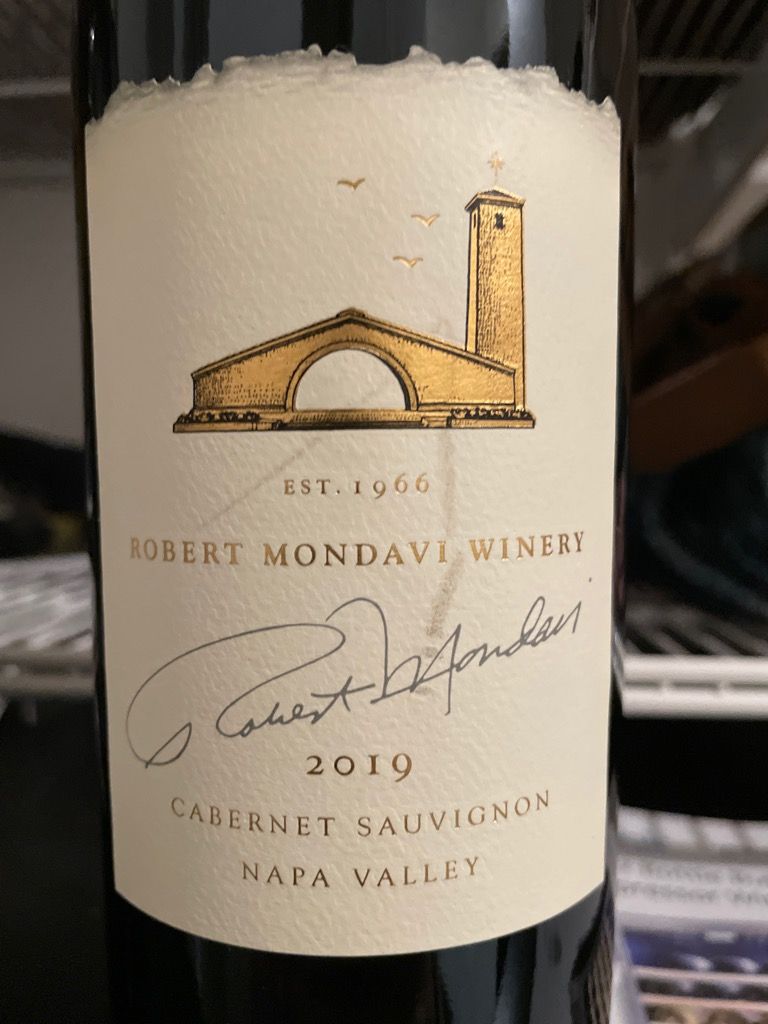 2019 Robert Mondavi Winery Cabernet Sauvignon Napa Valley