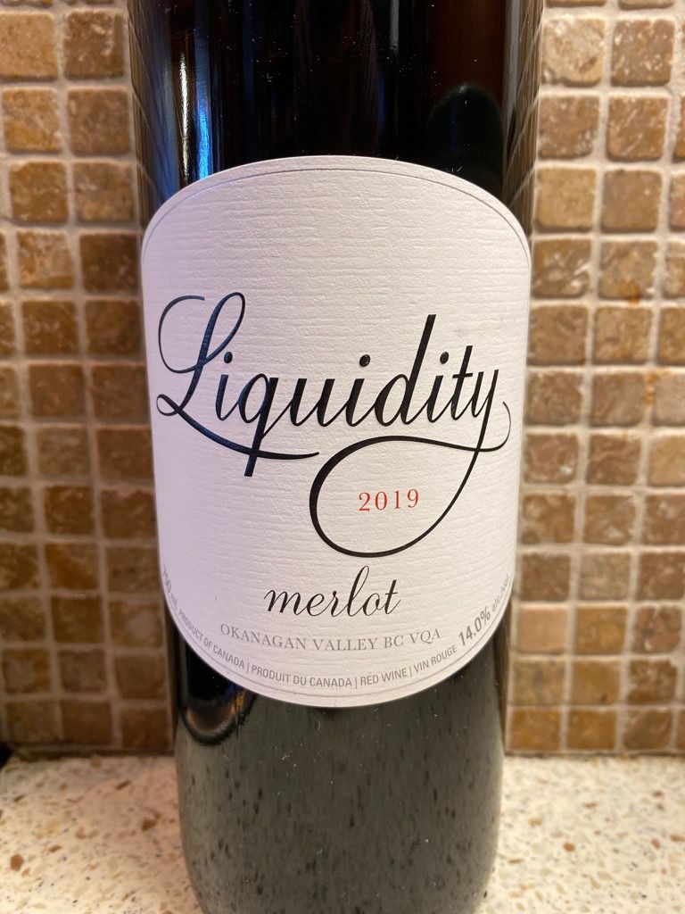 2019 Liquidity Wines Merlot, Canada, British Columbia, Okanagan Valley ...