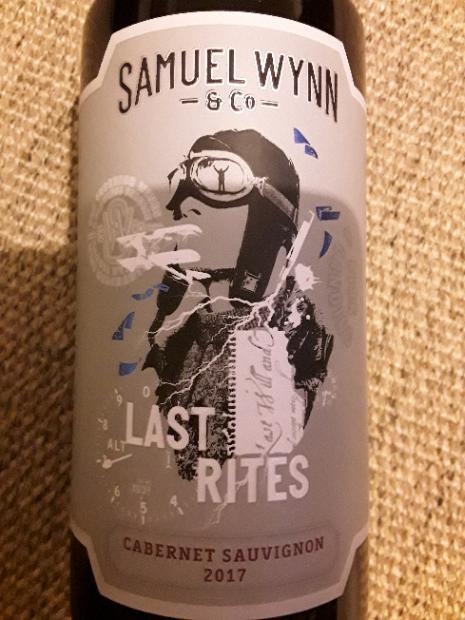 2017 Samuel Wynn & Co Cabernet Sauvignon Last Rites, Australia, South ...