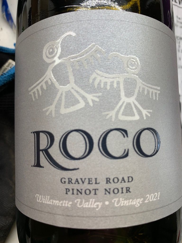 2021 Roco Pinot Noir Gravel Road, USA, Oregon, Willamette Valley