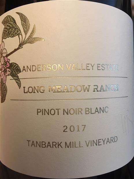 2017 Long Meadow Ranch Pinot Noir Blanc CellarTracker