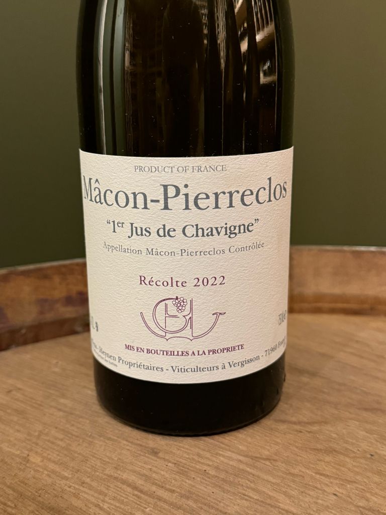 2022 Guffens-Heynen Mâcon-Pierreclos Premier Jus de Chavigne