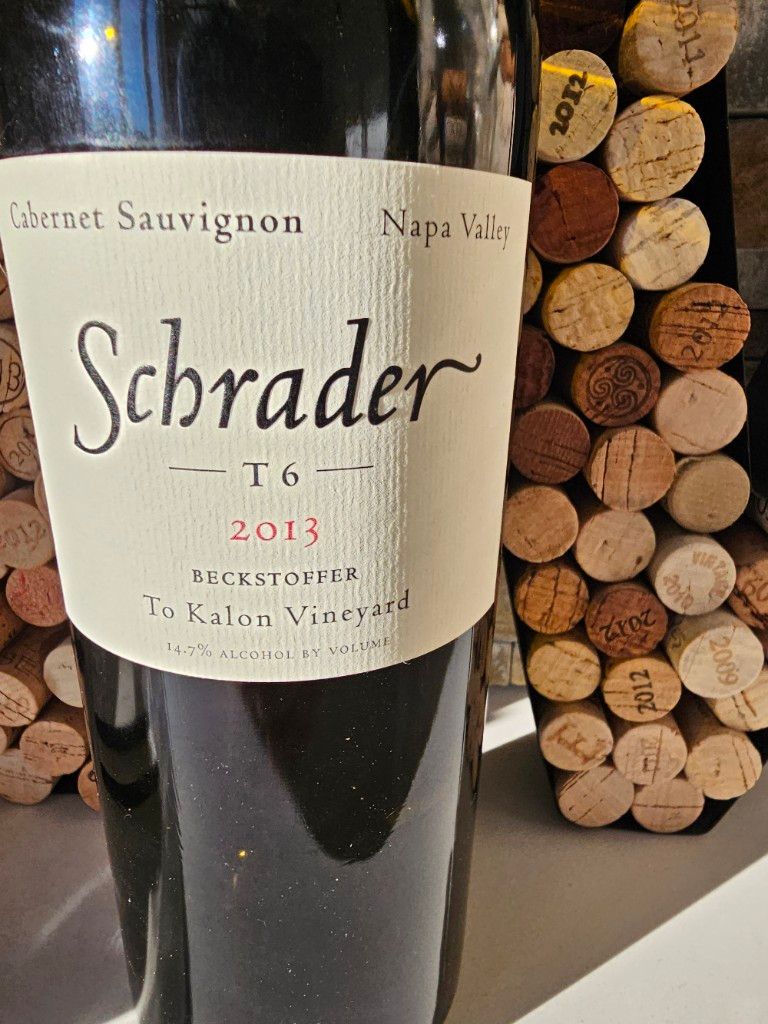 2013 Schrader Cellars Cabernet Sauvignon T6 Beckstoffer To Kalon ...