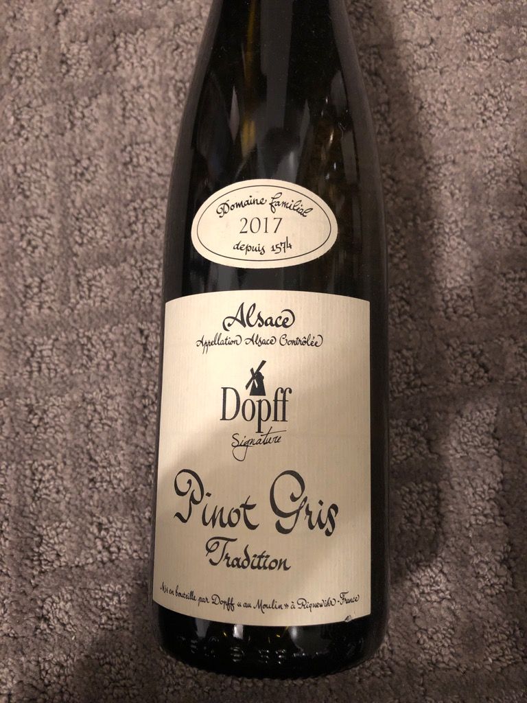 2010 Dopff au Moulin Pinot Gris Reserve - CellarTracker