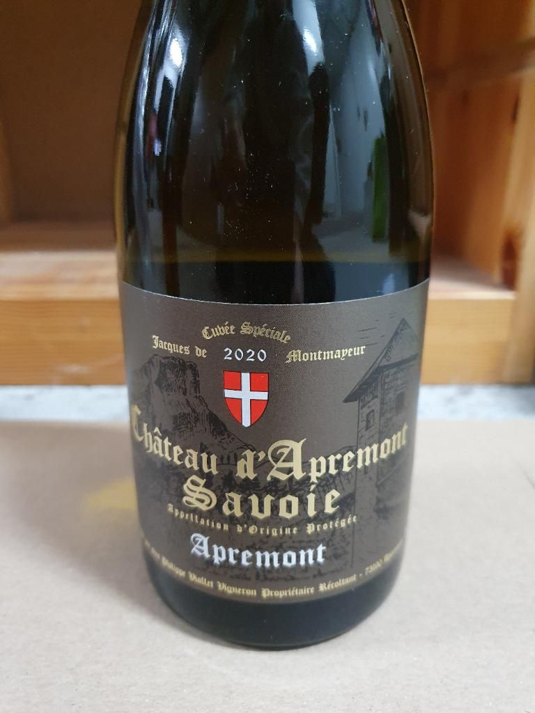2020 Maison Viallet Jacquère Vin de Savoie Apremont cuvée spéciale Jacques de Montmayeur Chateau