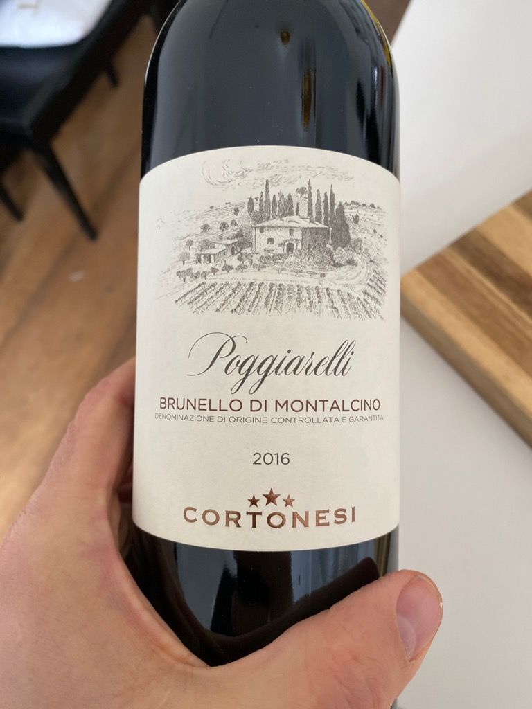 2016 Cortonesi Brunello di Montalcino Poggiarelli, Italy, Tuscany ...