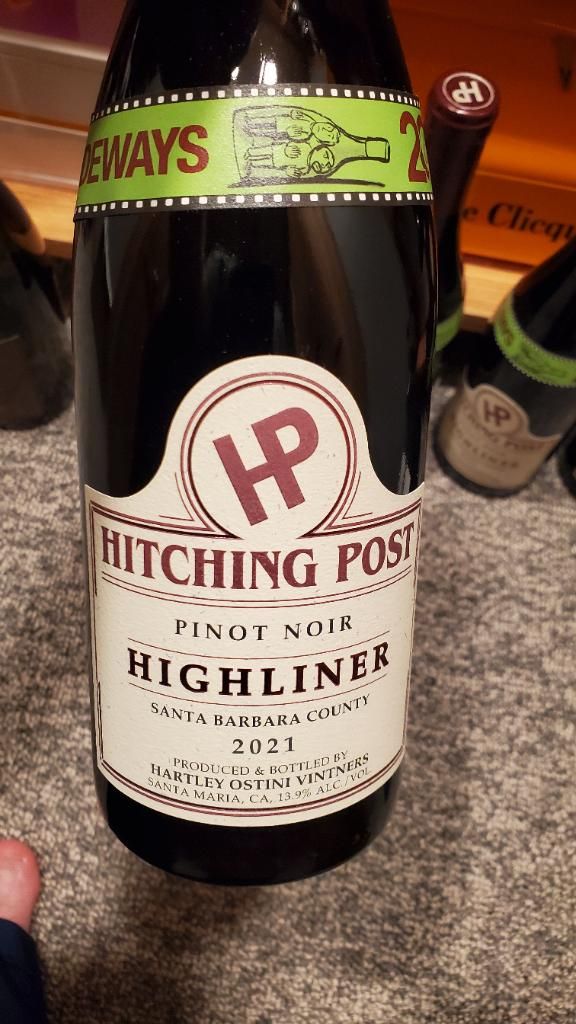 2021 Hartley-Ostini Hitching Post Pinot Noir Highliner - CellarTracker