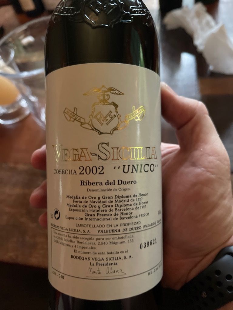 N.V. Bodegas Vega-Sicilia Ribera del Duero Único Reserva Especial