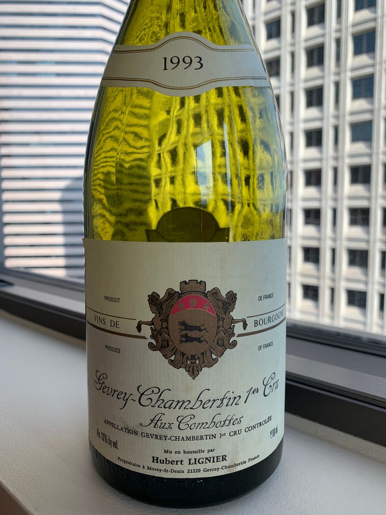 【L2】ガブリエル＆アンドリュー グランドシャンパーニュ LOT19 1996 1996 Hubert Lignier Gevrey-Chambertin 1er Cru Aux Combottes
