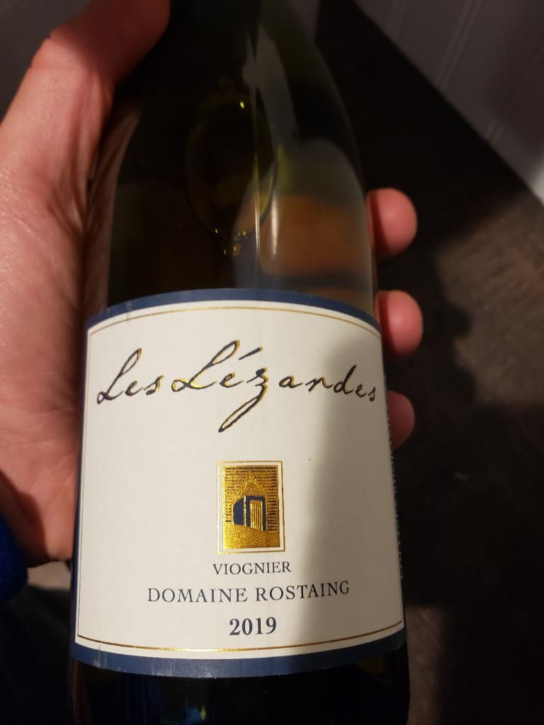2019 Rene Rostaing Viognier Les Lézardes, France, Rhône, Northern Rhône, Vin de Pays des