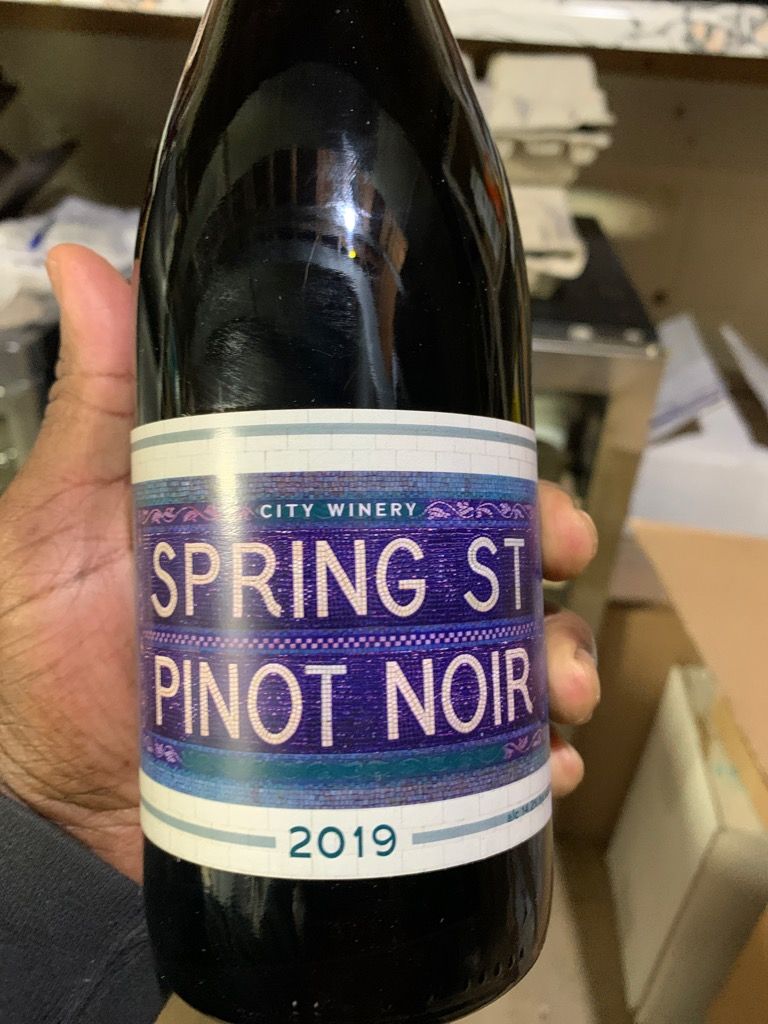 2020 City Winery Pinot Noir Spring St., USA, New York CellarTracker