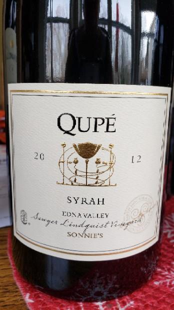 2012 Qupé Syrah Sawyer Lindquist Vineyard - CellarTracker