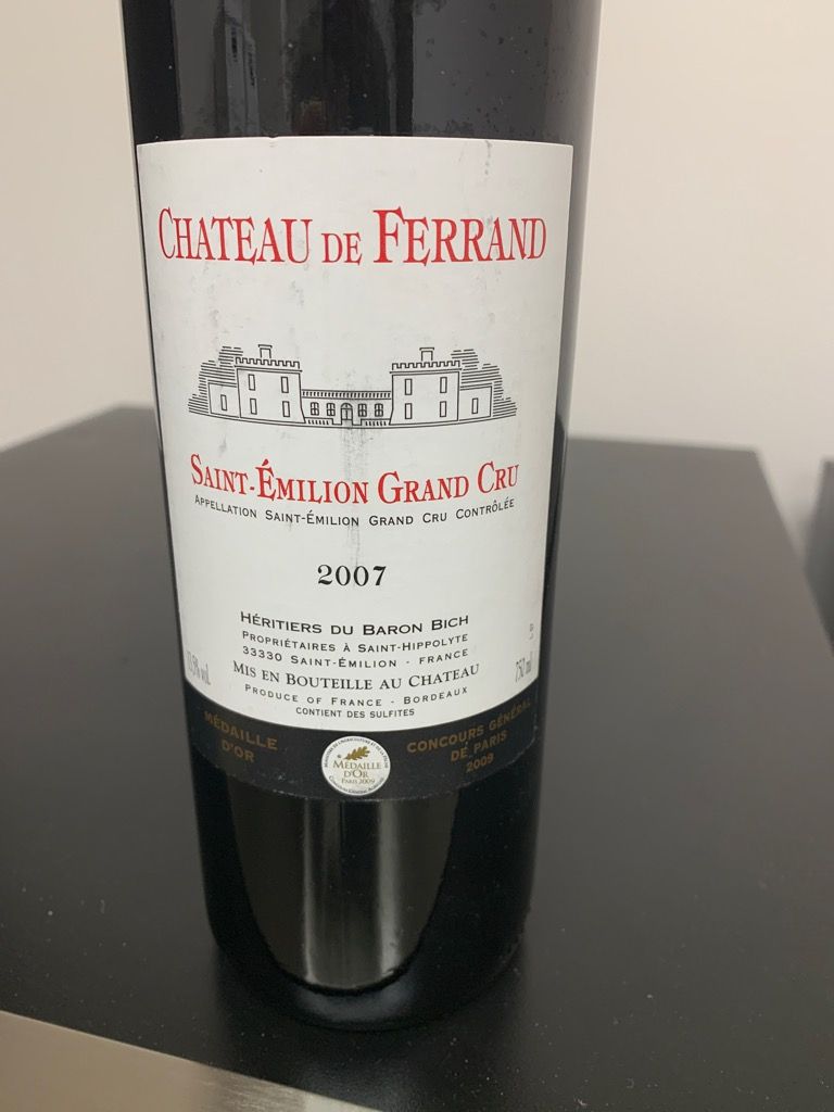 2007 Château de Ferrand - CellarTracker