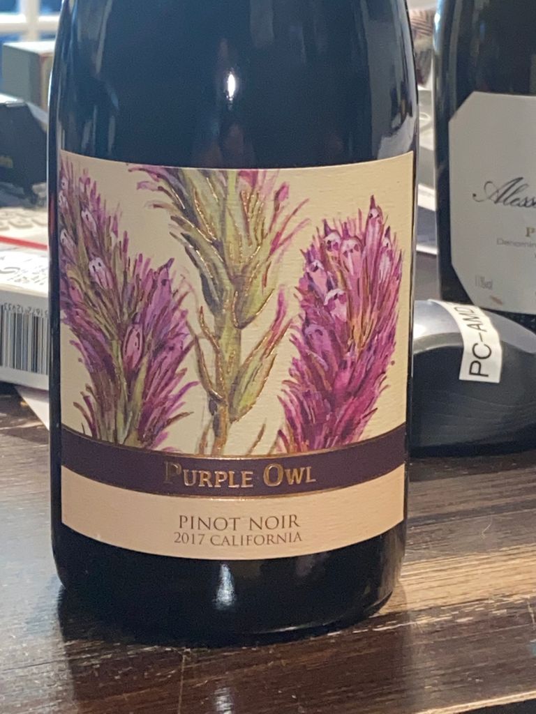 2017 Purple Owl Pinot Noir, USA, California CellarTracker