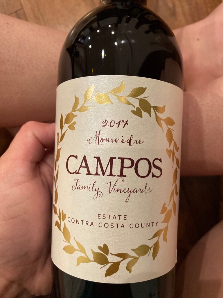 2016 Campos Family Vineyards Mourvèdre Estate, USA, California, San