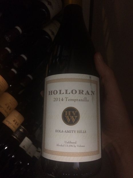 Holloran Tempranillo Eola Amity Hills USA Oregon Willamette Valley Eola Amity Hills