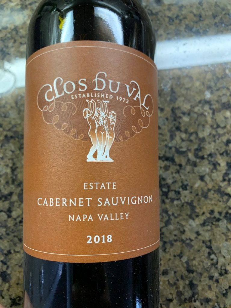 2018 Clos Du Val Cabernet Sauvignon Estate Napa Valley, USA, California ...