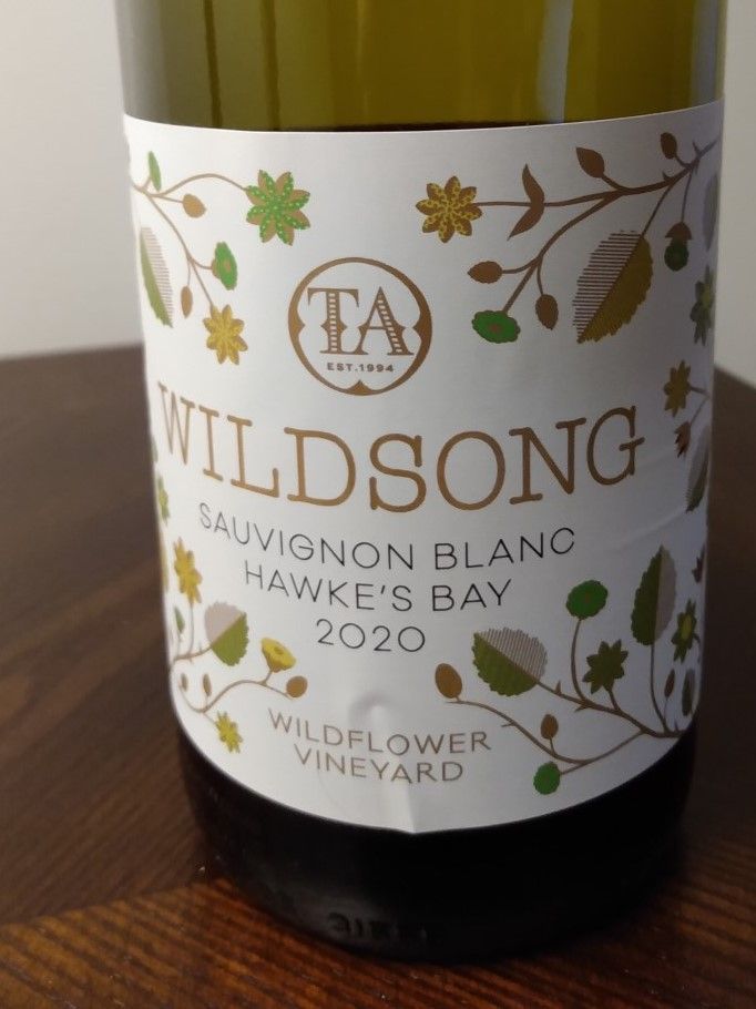2019 Te Awanga Estate Sauvignon Blanc Wildsong, New Zealand, North