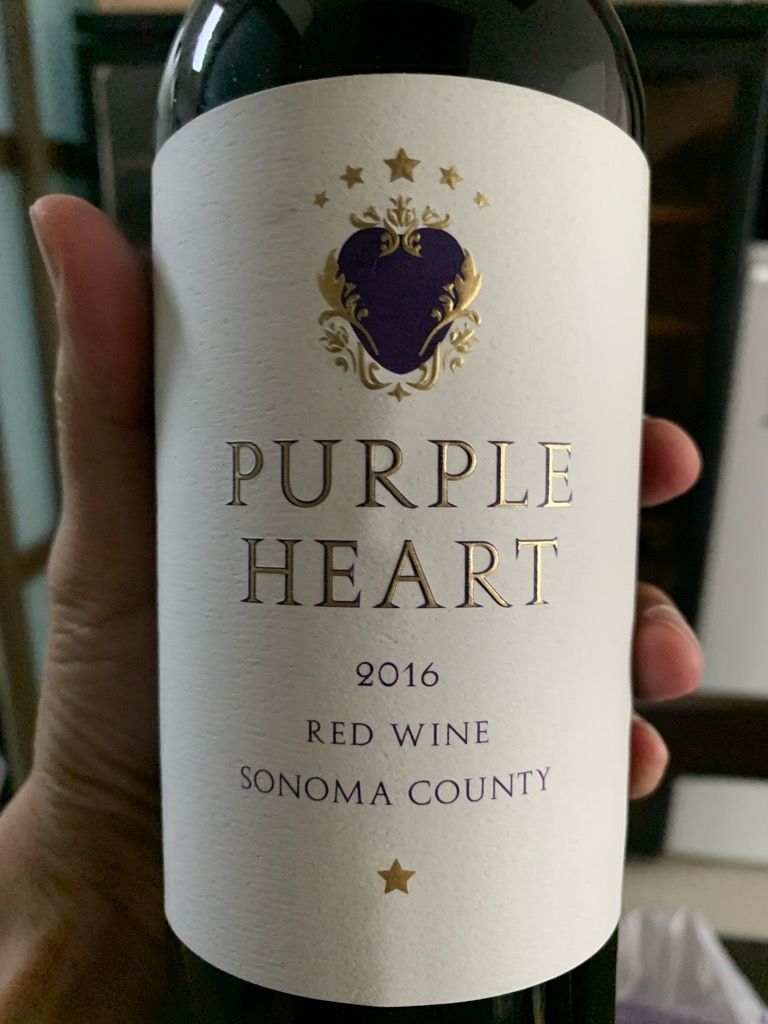 2016 Purple Heart Wines, USA, California, Sonoma County CellarTracker