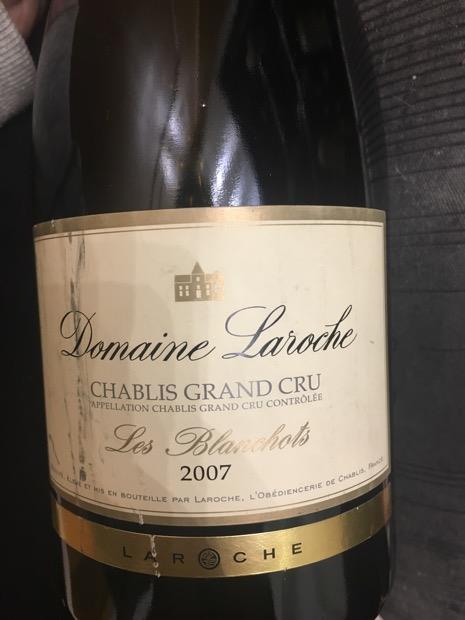 Domaine Laroche Chablis Premier Cru 2007 Millésime Domaine Laroche