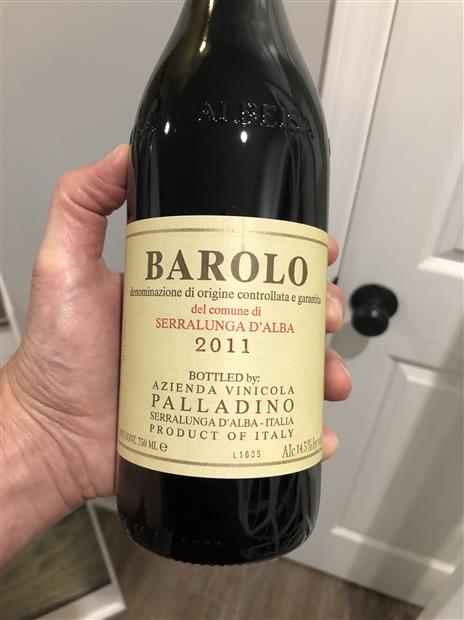 2011 Palladino Barolo, Italy, Piedmont, Langhe, Barolo - CellarTracker