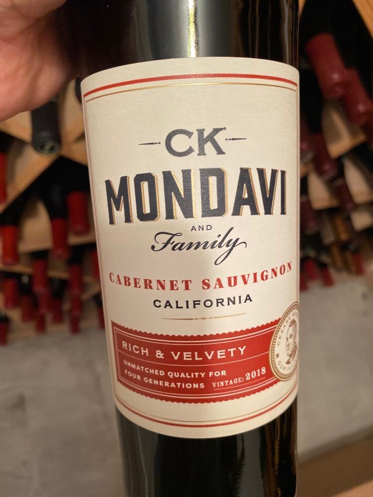 2020 CK Mondavi Cabernet Sauvignon, USA, California, Napa Valley, St ...