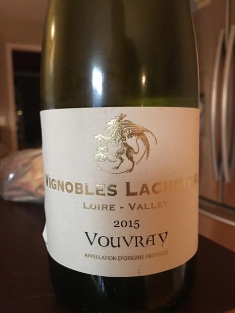 2015 Vignobles Lacheteau Vouvray France Loire Valley