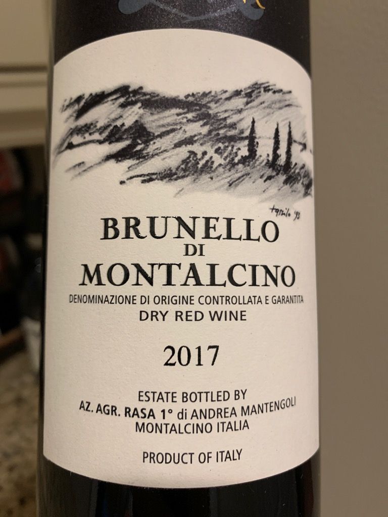 2017 La Serena Brunello di Montalcino, Italy, Tuscany, Montalcino ...