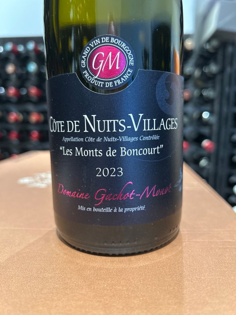 2023 Domaine Gachot-Monot Côte de Nuits Villages Les Monts de