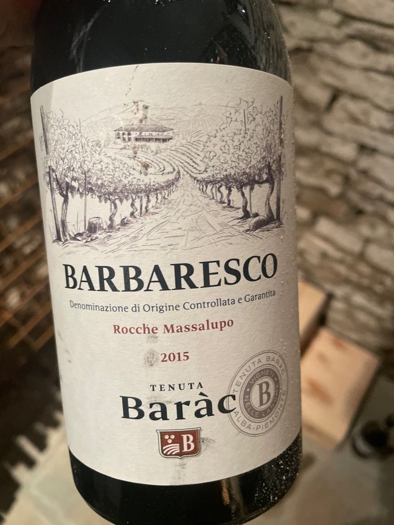 2015 Tenuta Baràc Barbaresco Rocche Massalupo, Italy, Piedmont, Langhe ...