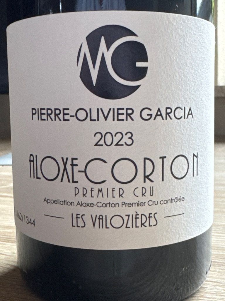 2023 Pierre-Olivier Garcia Aloxe-Corton 1er Cru Les Valozières