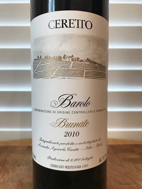 2010 Ceretto Barolo Brunate CellarTracker