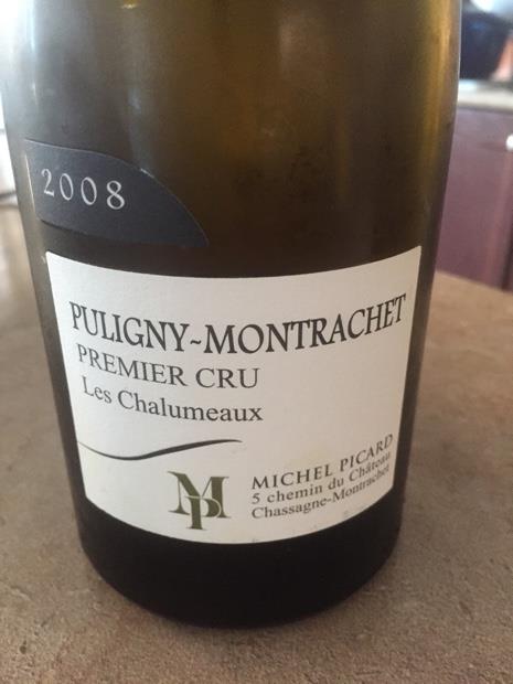 2008 Michel Picard Puligny-Montrachet 1er Cru Les Chalumeaux