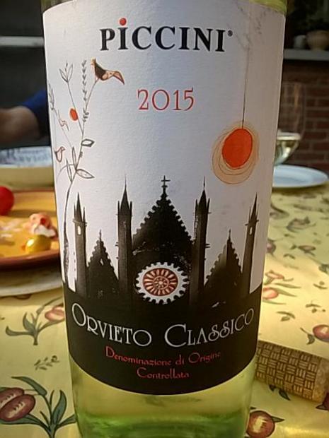 2014 Piccini Orvieto Classico, Italy, Umbria/Lazio, Orvieto, Orvieto ...