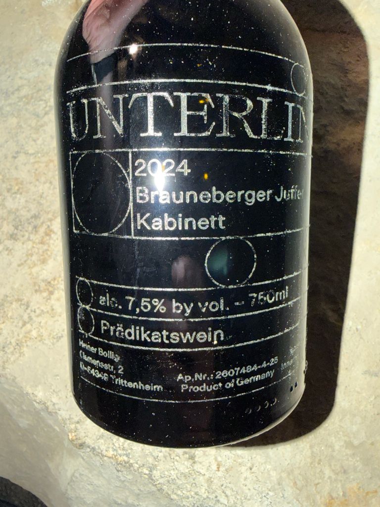 2021 Unterlind Brauneberger Juffer Riesling Kabinett - CellarTracker