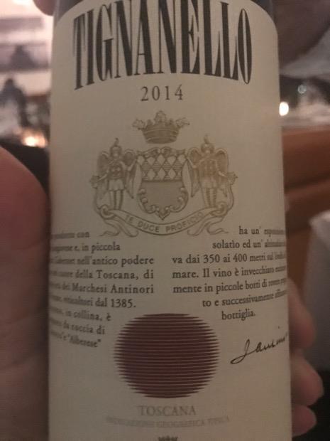 2014 Antinori Tignanello - CellarTracker