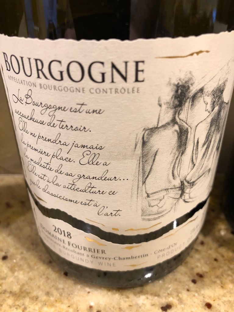 2018 Domaine Fourrier Bourgogne Blanc - CellarTracker