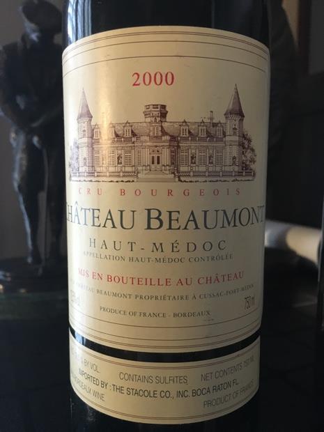 2000 Ch teau Beaumont CellarTracker