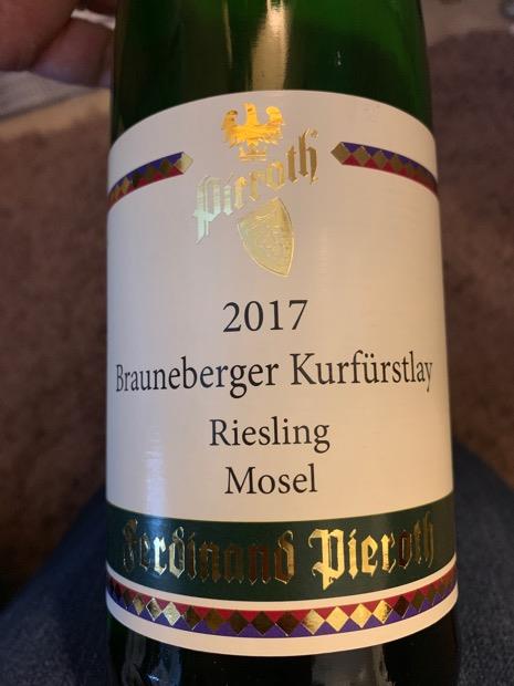 2017 Ferdinand Pieroth Brauneberger Kurfürstlay Riesling Kabinett